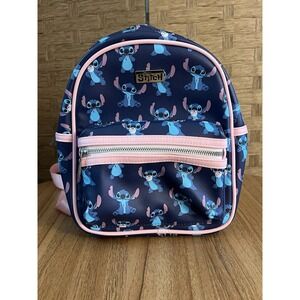 Disney (Lilo)‎ Stitch Mini Backpack Adjustable Straps Multiple Pockets 9" x 10"